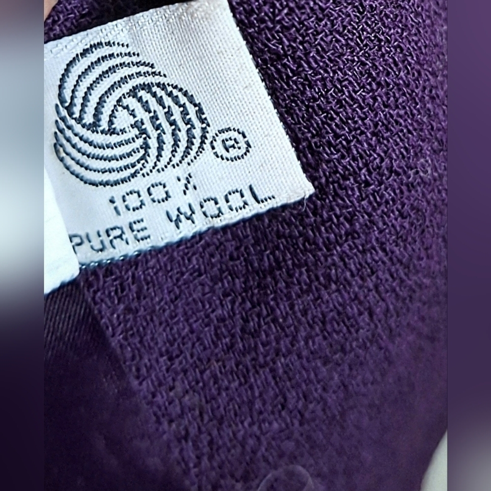 Gianni Vintage Wool Crepe Blazer - Picture 3 of 3